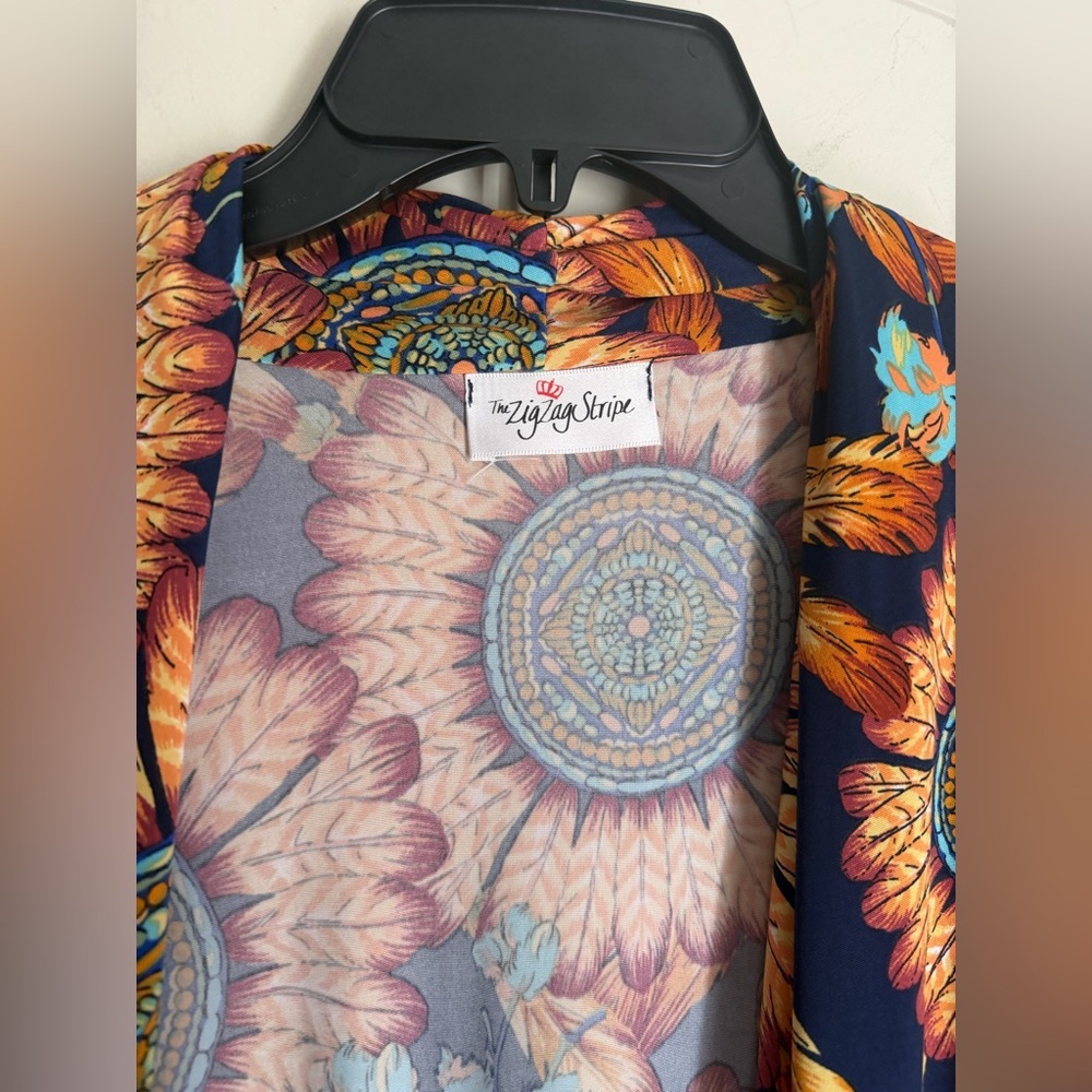 Floral Kimono Cardigan - Picture 3 of 6